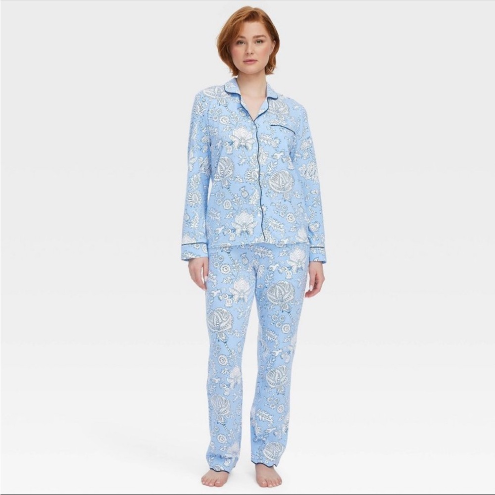Roller Rabbit x Target Light Blue Floral Pajama Set